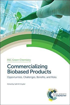 commercializing biobased products opportunities challenges benefits and risks green chemistry series volume