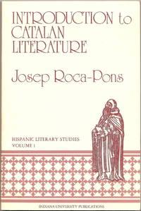introduction to catalan literature 1st edition roca-pons, joseph 0877502080, 9780877502081