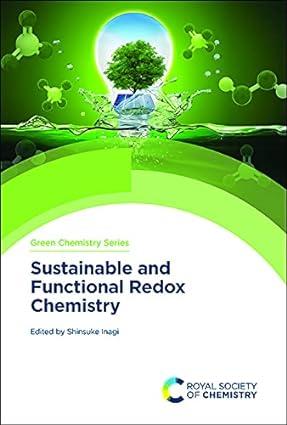 sustainable and functional redox chemistry 1st edition shinsuke inagi 1839162465, 978-1839162466