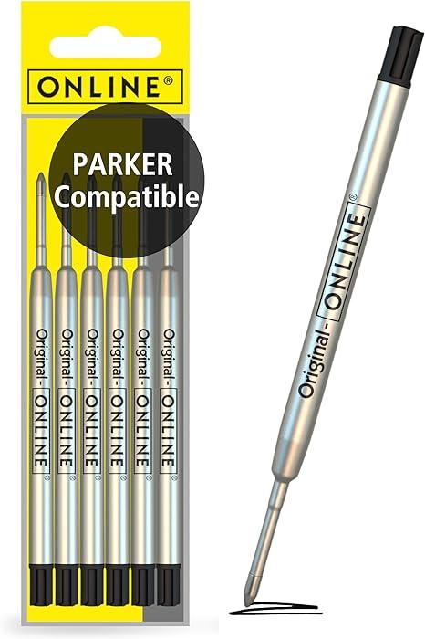 online 6x ballpoint pen refills for parker  online b01ms2xkt1
