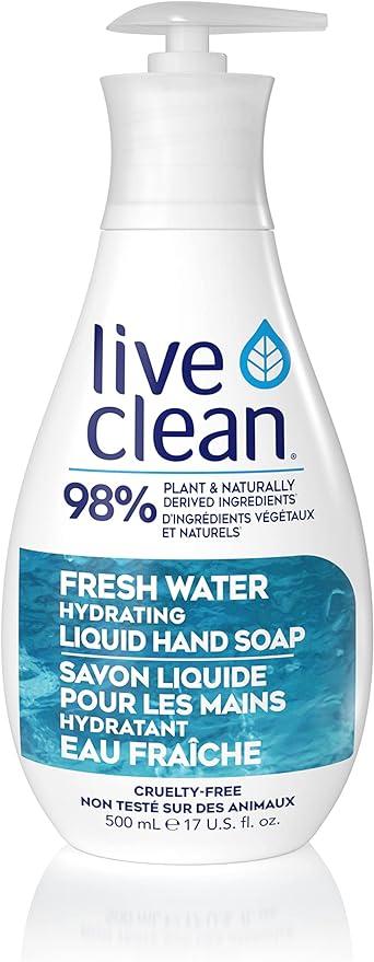 live clean fresh water hydrating liquid hand soap  live clean b09487mby5