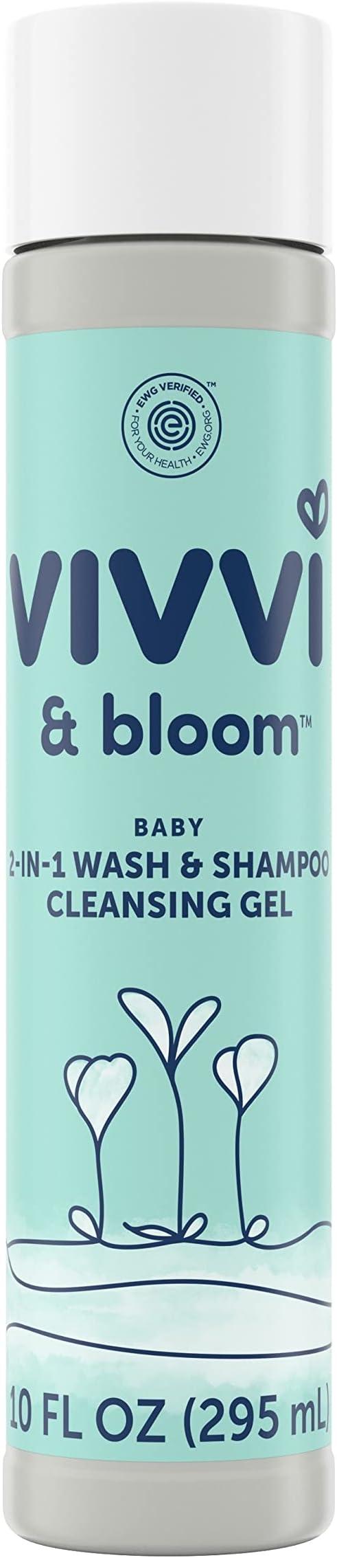 vivvi and bloom gentle 2-in-1 baby wash and shampoo cleansing gel  vivvi & bloom b0b3bv7krk