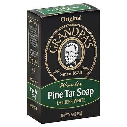 grandpa soap pine tar 4.25 oz pack of 6  grandpa b001e0mu6c