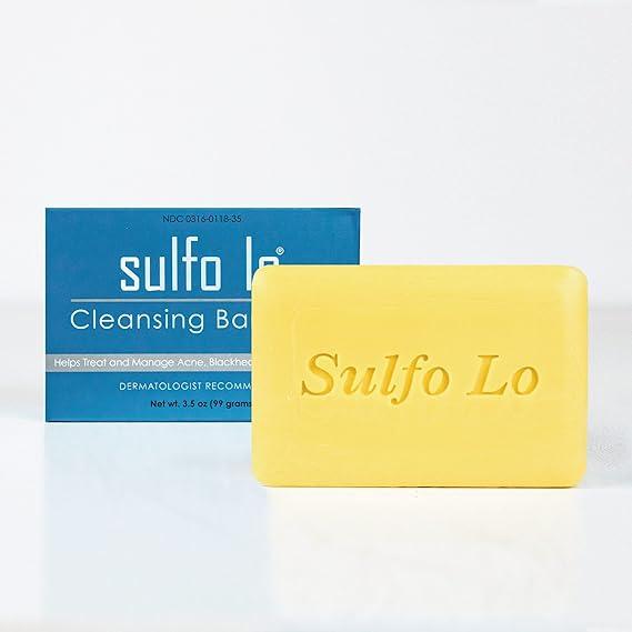sulfo-lo cleansing bar soap with sulfur for face and body  sulfo-lo b081klsgm5