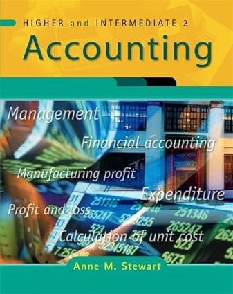 higher and intermediate 2 accounting 1st edition anne stewart 0340906073, 978-0340906071