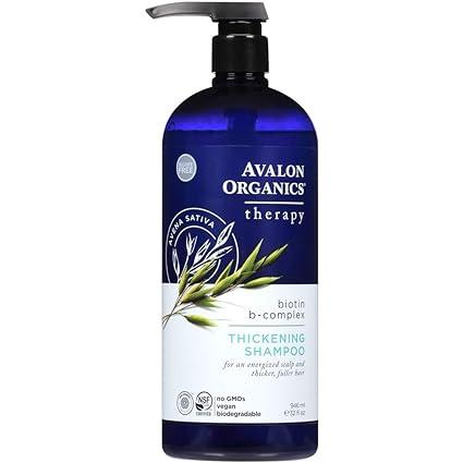 avalon organics therapy thickening shampoo biotin b-complex 32 oz  avalon b008ol3uyk