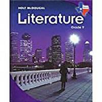 holt mcdougal literature texas grade 9 1st edition mcdougal littel 0547115784, 9780547115788