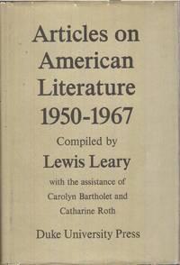 articles on american literature 1950-1967 1st edition leary, lewis 0822302411, 9780822302414