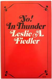 no in thunder essays on myth and literature 1st edition fiedler, leslie a 0812814800, 9780812814804