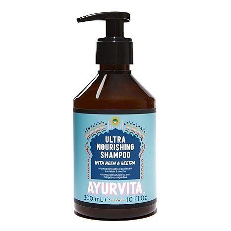 ayurvita ultra nourishing shampoo with neem and reetha for all hair types  ayurvita b09jcfz5nq
