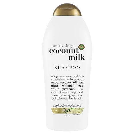 ogx nourishing plus coconut milk moisturizing shampoo for strong and healthy hair  ogx b002kg28pw