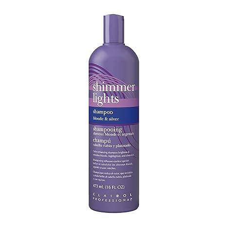 clairol professional shimmer lights purple shampoo  clairol professional b084d2165g