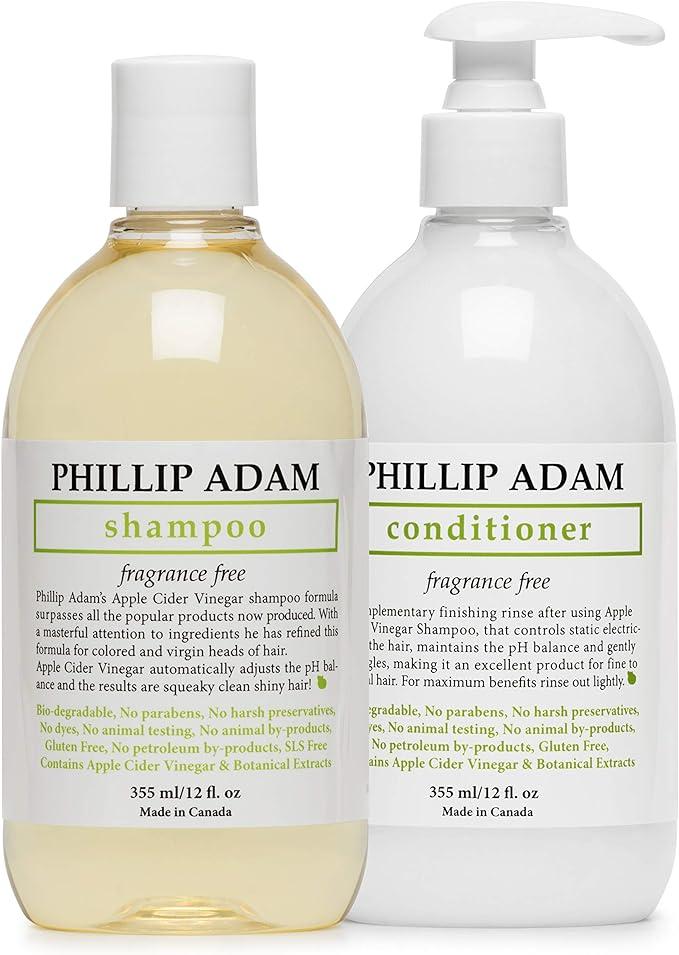 phillip adam unscented shampoo and conditioner set  phillip adam b07wh3k4lg