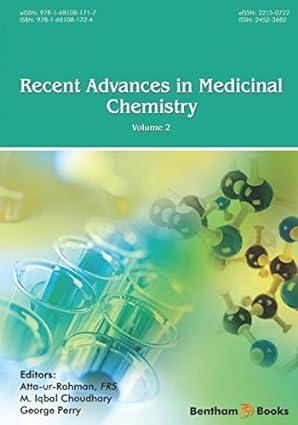 recent advances in medicinal chemistry volume 2 1st edition atta -ur-rahman, muhammad iqbal choudhary, george