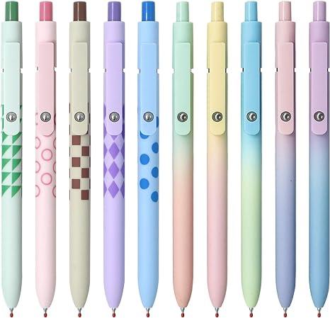 yoxmjdb gel pens 5 pcs medium point smooth writing pens cute pens for women 0.7mm  yoxmjdb b0cfvs34lf