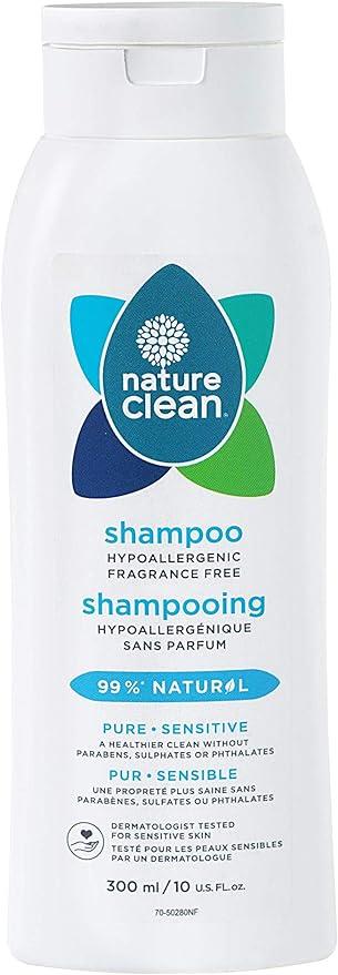 nature clean pure sensitive shampoo dermatologist tested 300 ml10 oz  nature clean b014mm04kc