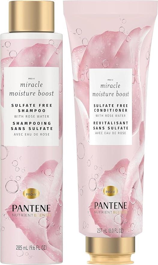 pantene nutrient blends miracle moisture boost shampoo and conditioner dual pack  pantene b087gpstsk