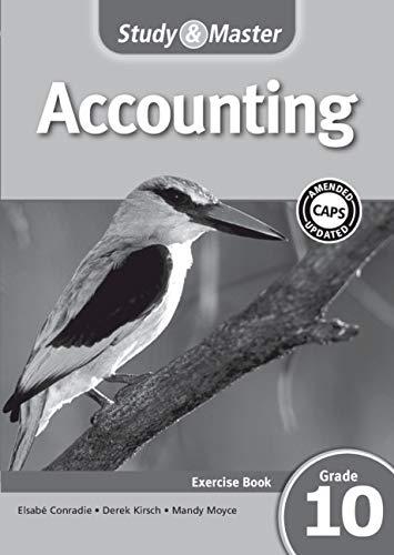 study master accounting workbook grade 10 1st edition elsabé conradie 1107607876, 978-1107607873