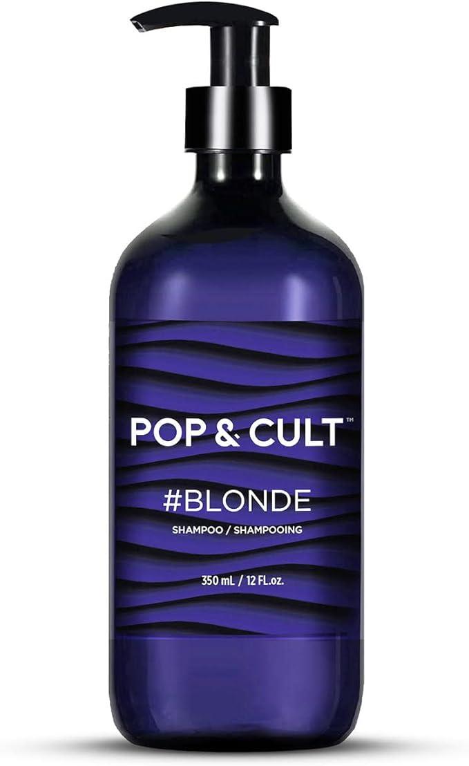Pop And Cult Blonde Shampoo Shampoo For Blonde White Gray And Silver Hair 350ml