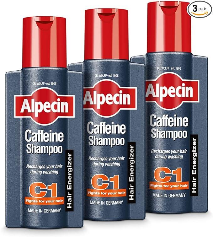 alpecin caffeine shampoo c1 250 ml pack of 3  alpecin b087r9sfvm