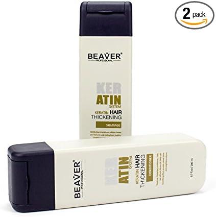 beaver keratin shampoo and conditioner 200 ml 2 pack  beaver professional ?b00hnvzrg6