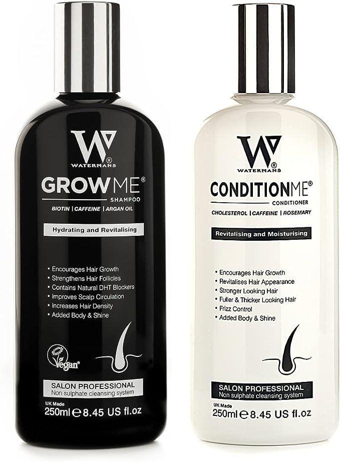 watermans hair growth shampoo and conditioner for male and female hair loss  watermans b01kxt0npe