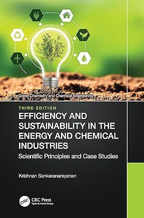 efficiency and sustainability in the energy and chemical industries green chemistry and chemical engineering