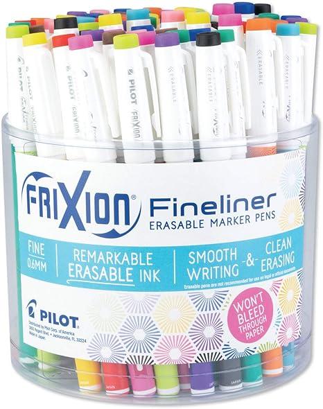 pilot frixion fineliner erasable porous point pen stick fine 0.6 mm  pilot b086m6xjwr