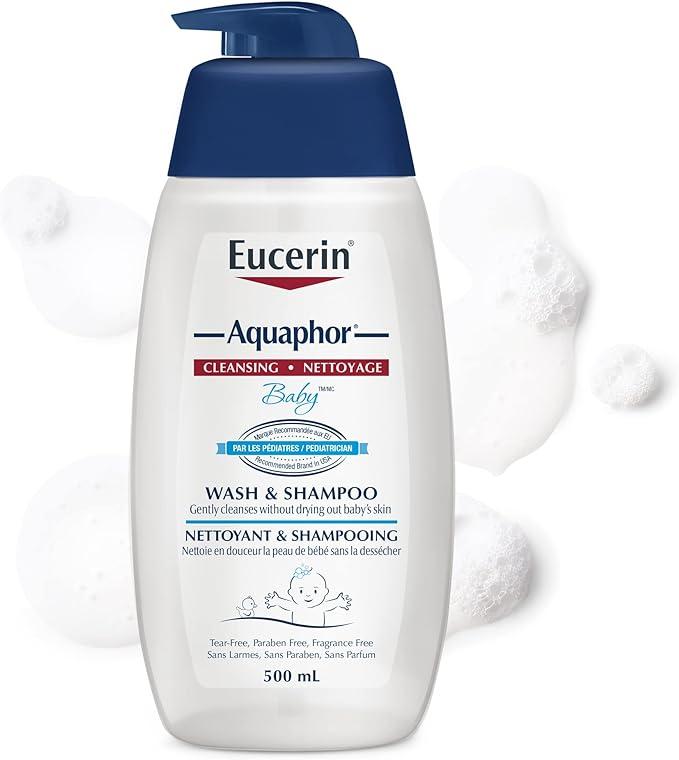 eucerin aquaphor baby wash and shampoo for baby 500ml  eucerin b081kjqtzj