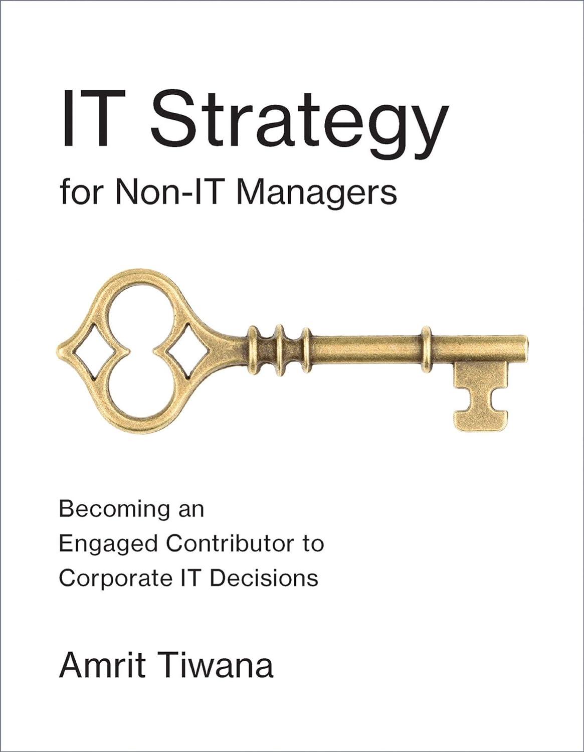 it strategy for non it managers becoming an engaged contributor to corporate it decisions 1st edition amrit