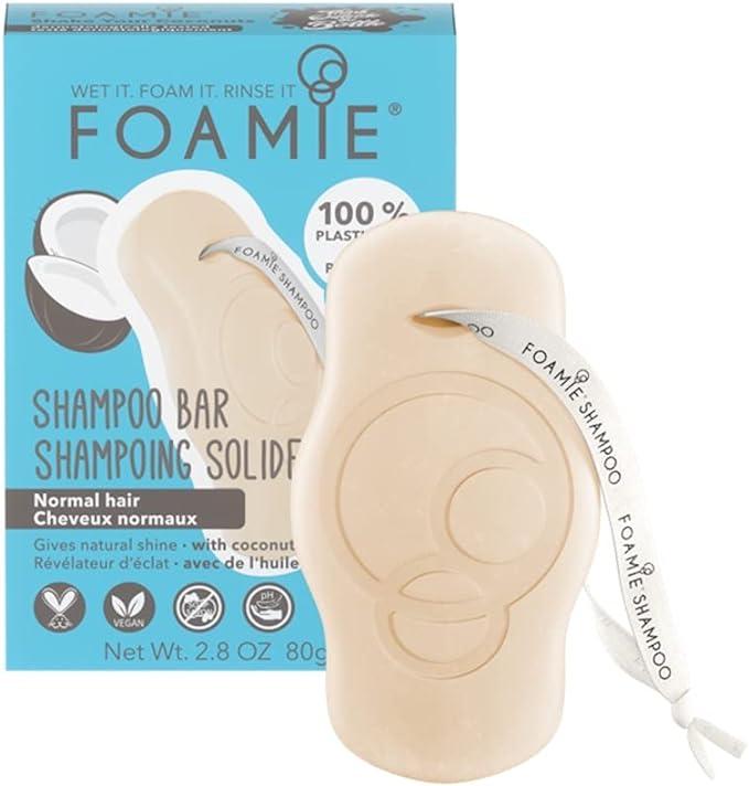 foamie natural shampoo bar vegan coconut shampoo  foamie b08vccnqlb