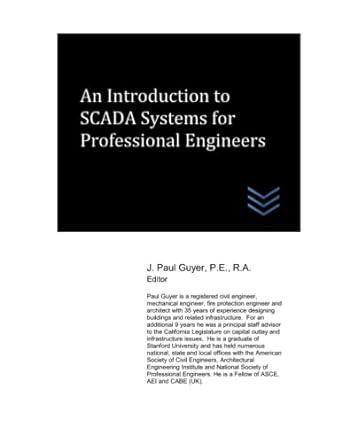 an introduction to scada systems for professional engineers 1st edition j. paul guyer b0bbxtpmfs,