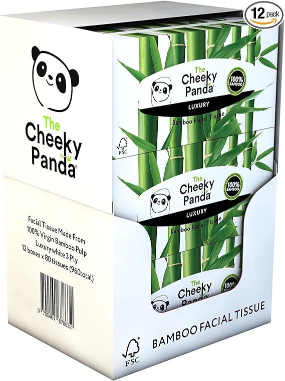 the cheeky panda bamboo facial tissues boxes  the cheeky panda b06xp5tlhp