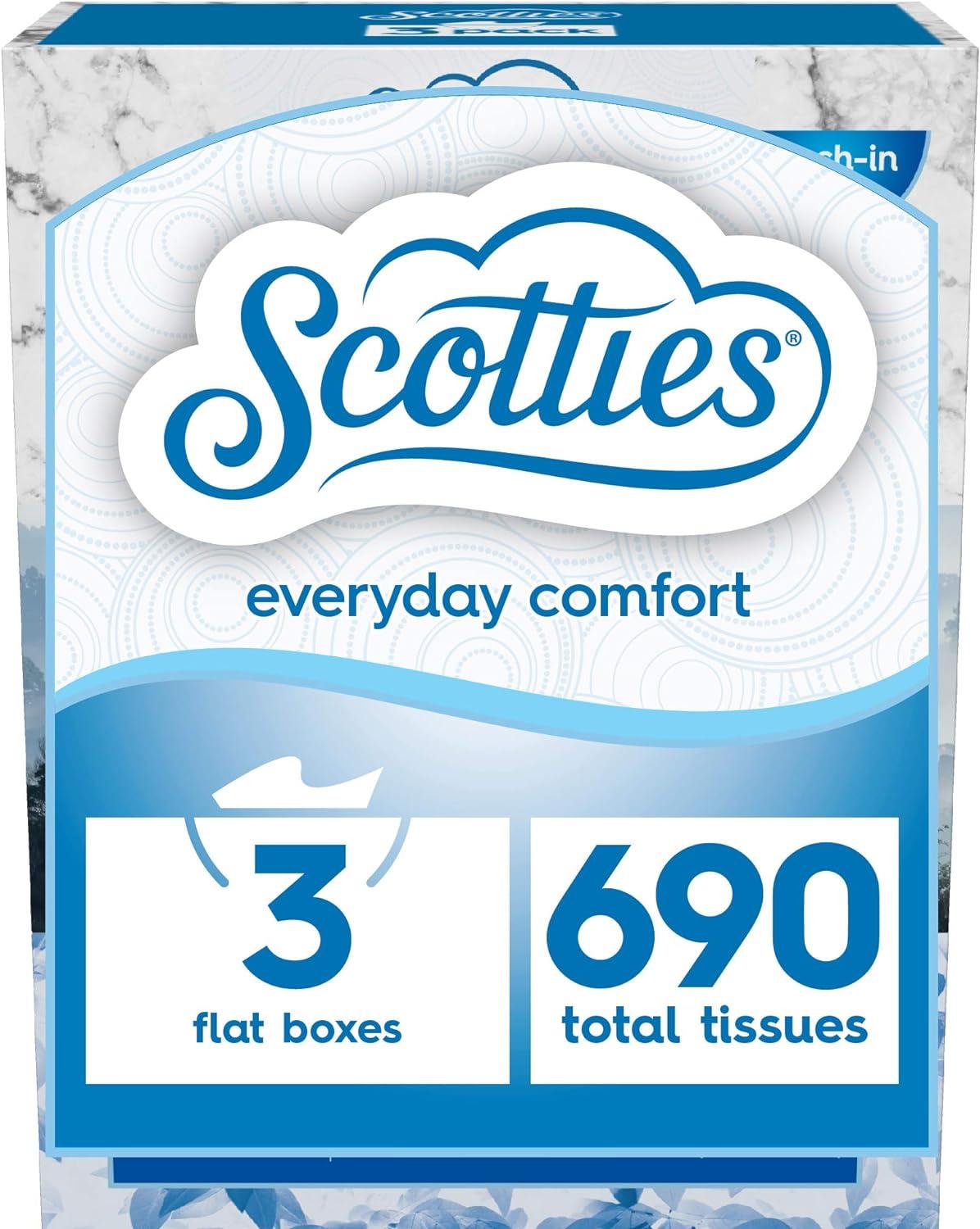 scotties everyday comfort facial tissues 230 count  scotties b07dtdk7v6