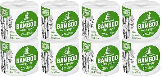 natures greatest foods new bamboo toilet paper 8 single rolls  nature's greatest foods b09lg7g2bh
