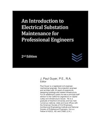electrical substation maintenance for professional engineers 2nd edition j. paul guyer b0c9sf8h34,