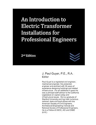 an introduction to electric transformer installations for professional engineers 2nd edition j. paul guyer