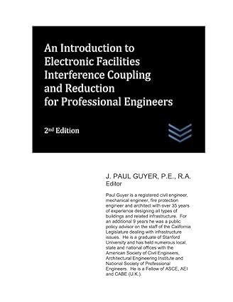 an introduction to electronic facilities interference coupling and reduction for professional engineers 2nd
