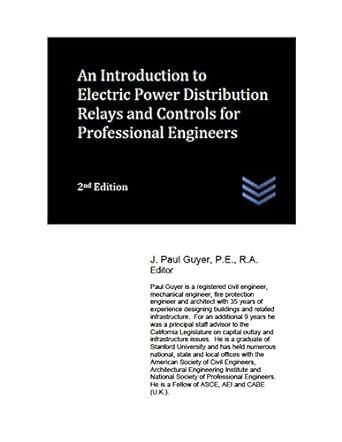 an introduction to electric power distribution relays and controls for professional engineers 2nd edition j.
