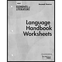 elements of literature language handbook worksheets 1st edition holt, rinehart and winston staff 0030739195,