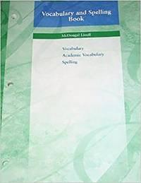 Language Of Literature Vocabulary And Spelling Book