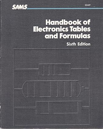handbook of electronics tables and formulas 6th edition howard w. sams & co 0672224690, 978-0672224690