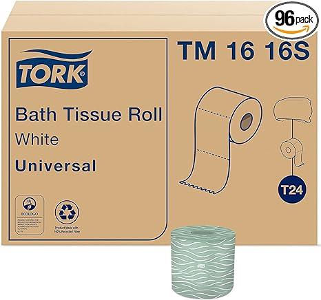 tork septic safe toilet paper white 100 percent recycled  tork b004qknqyw