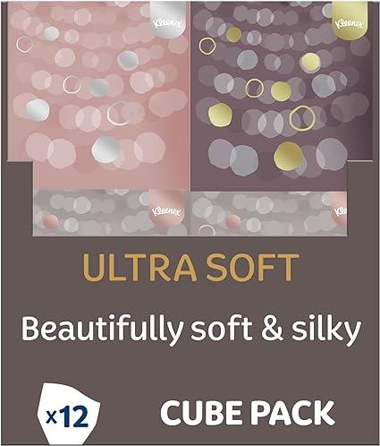 kleenex ultra soft facial tissues pack of 12 cube tissue boxes  kleenex b098tvkb9p