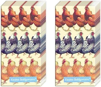 ideal home range 2 packs emma bridgewater hens in a row pcoket tissues  ideal home range b0chqrypcw