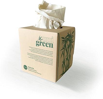 generic 3-ply premium cube bamboo facial tissues safe for the skin  generic b0bs723698