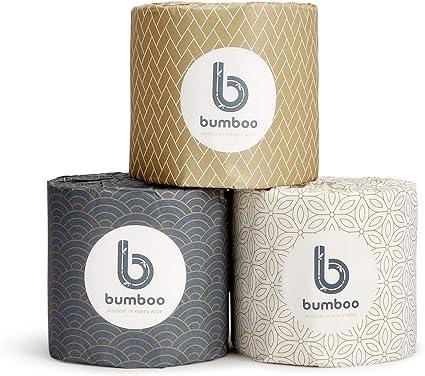 bumboo bamboo toilet roll 48 pack  bumboo b07vfk8tg2