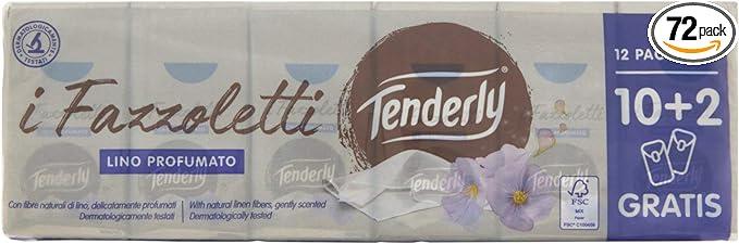 tenderly dermo3plus formula anti-redness tissues 1 pack of 12 packets  tenderly b00rzdkk14