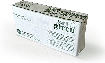 unigreen 4-ply premium bamboo facial tissues  unigreen b0bs6ynwb8
