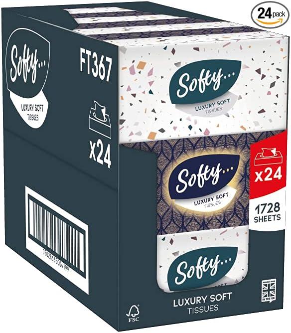 softy luxury soft facial tissues gentle and delicate bulk buy  softy luxury b09fkh7l7w